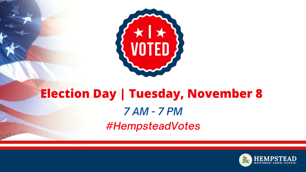 Election Day Polling Sites Hempstead ISD